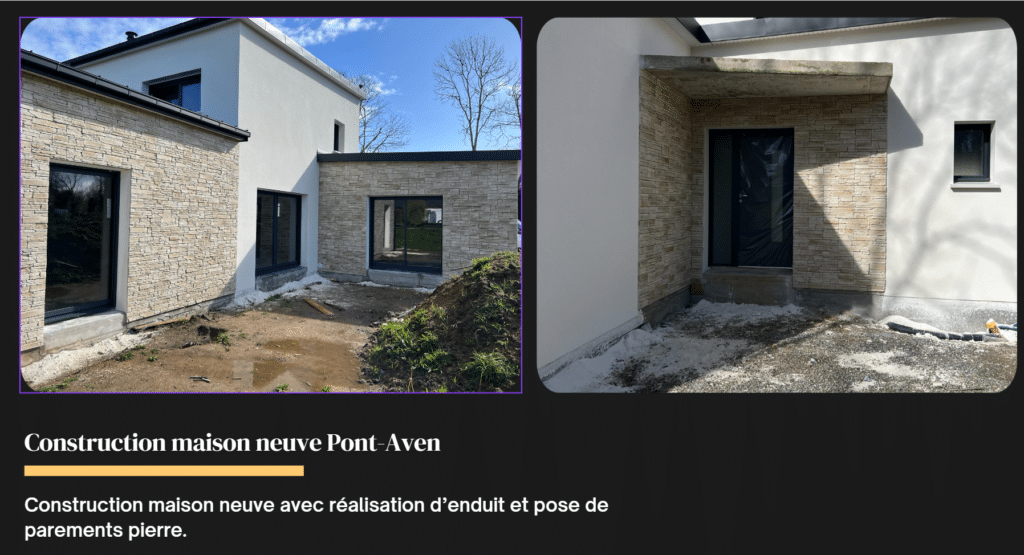 Construction maison neuve Pont Aven - Quimper Finistère